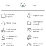 pro vs. cons of teen outpatient programs infographic