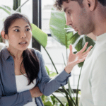 woman experiencing emotional abuse from her partner