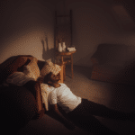 Man struggling with depression