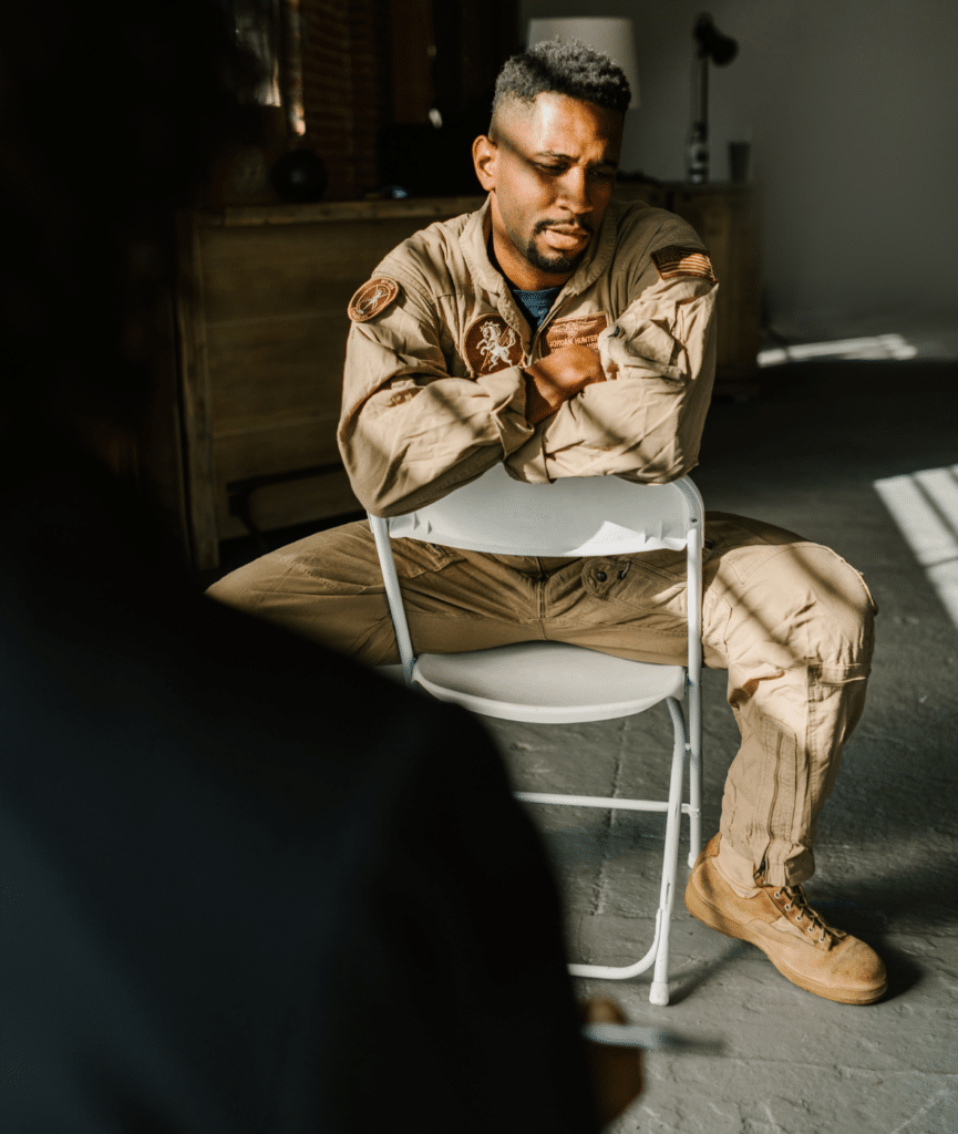 Veteran struggling with depression and PTSD