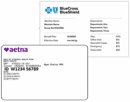 Insurance Card Examples