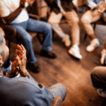 Group therapy session amid mental health insurance shortages washington