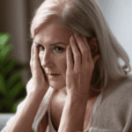 Woman looking anxious with hands on face due to experiencing rejection sensitive dysphoria
