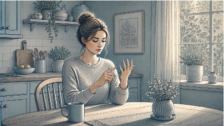 Applying the 5-4-3-2-1 sensory grounding method by naming visible items helps redirect focus from inner shutdown back to the surrounding environment.